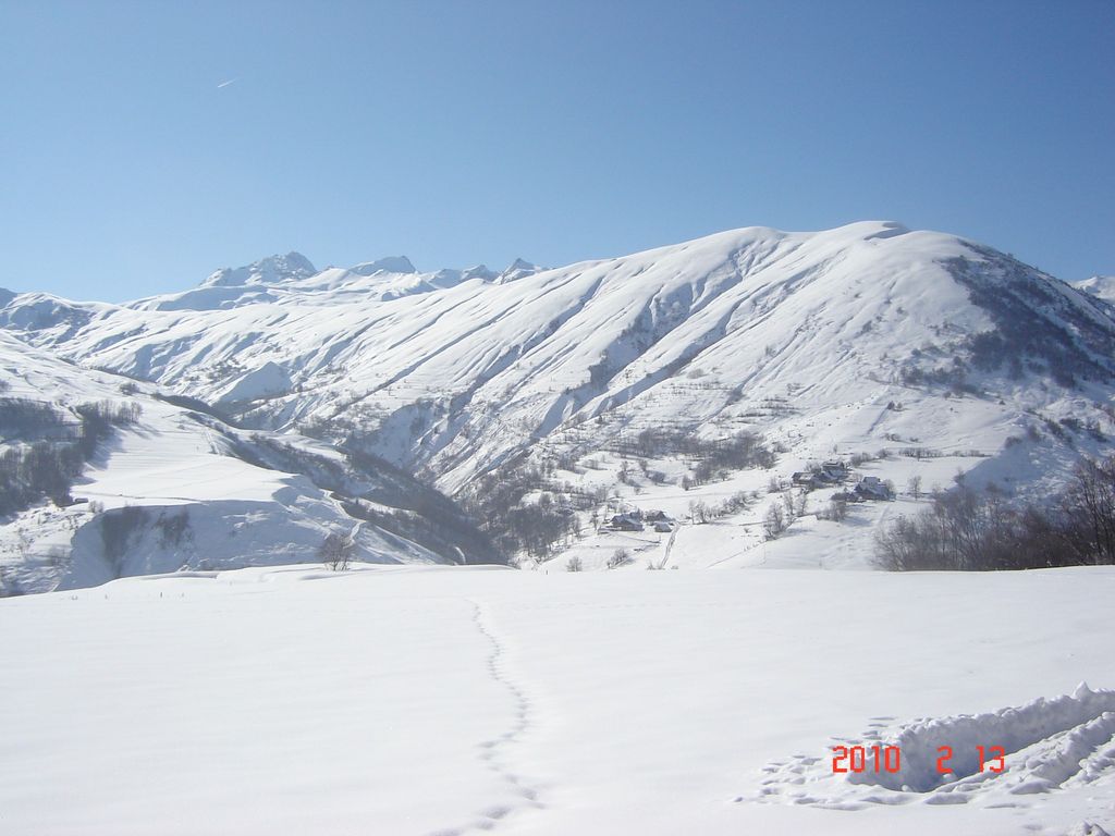 Vue sur le glacier de l`Etendard